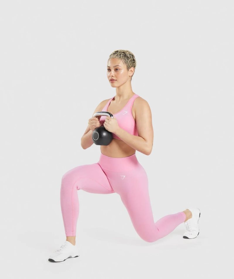 Women's Gymshark Vital Seamless 2.0 Leggings Pink | CA 380A65